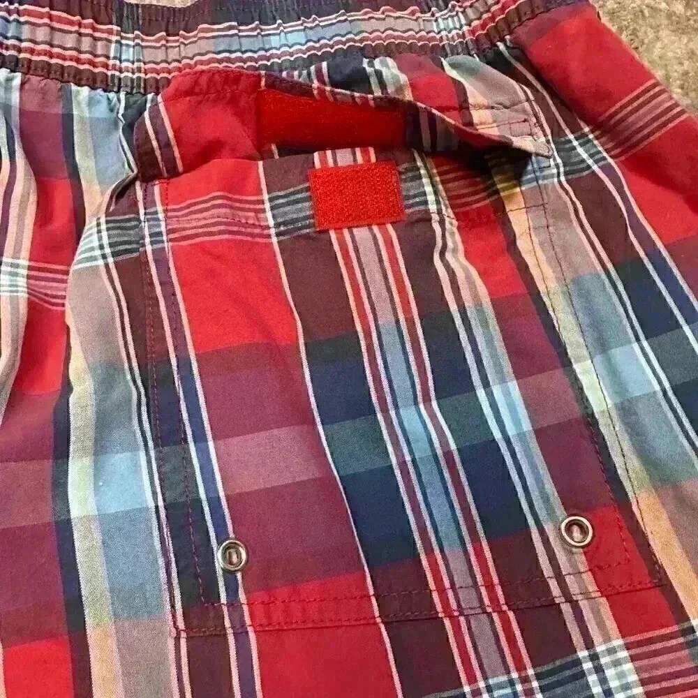 Brooks Brothers Plaid Swim Trunks - XXL